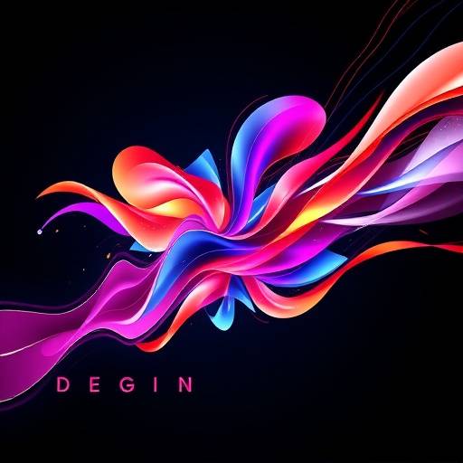 Abstrakte Motion-Design-Animation mit dynamischen Formen und lebendigen Farben